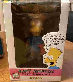 Bart Simpson Talking Alarm Clock