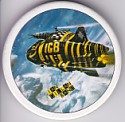 IAN GILLAN BAND (DEEP PURPLE), Clear Air Turbulence Promo Badge