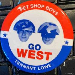 Go West - Tennant Lowe - Promo Badge