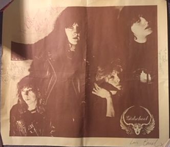 GIRLSCHOOL, Fully Signed Poster Sols At 1980 Gigs
