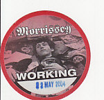 MORRISSEY (SMITHS), Unused 2004 Crew Cloth Pass