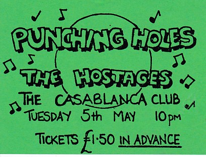 Newcastle 5/5/81 Gig Ticket