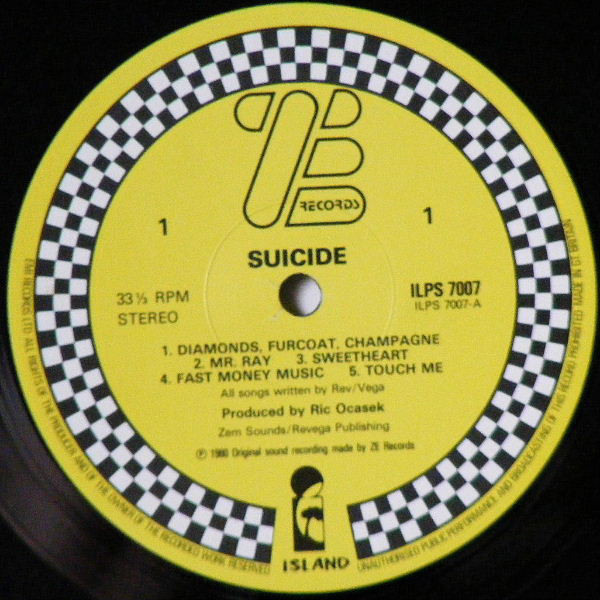 Suicide: Alan Vega · Martin Rev 